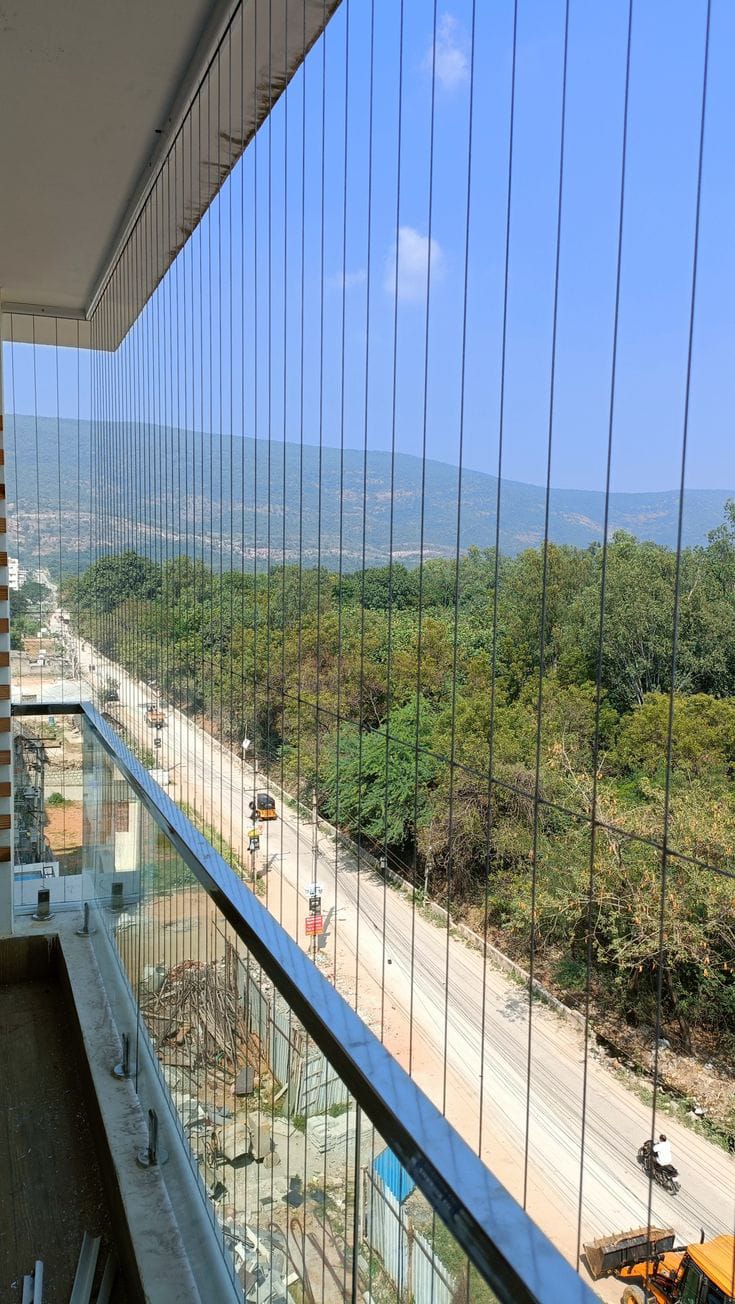 Top Invisible Grills in Hennur Bangalore for Balcony and Window Safety
